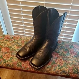 Mens ARIAT Black Leather Boots